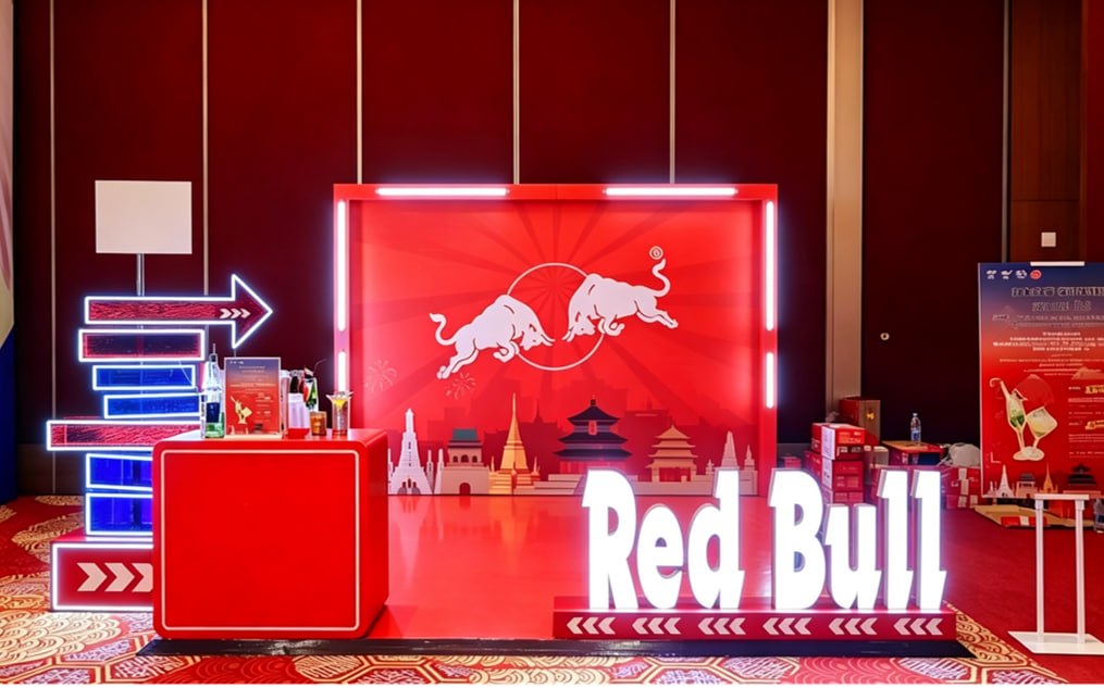 Red Bull brand activation by Super Bold Events